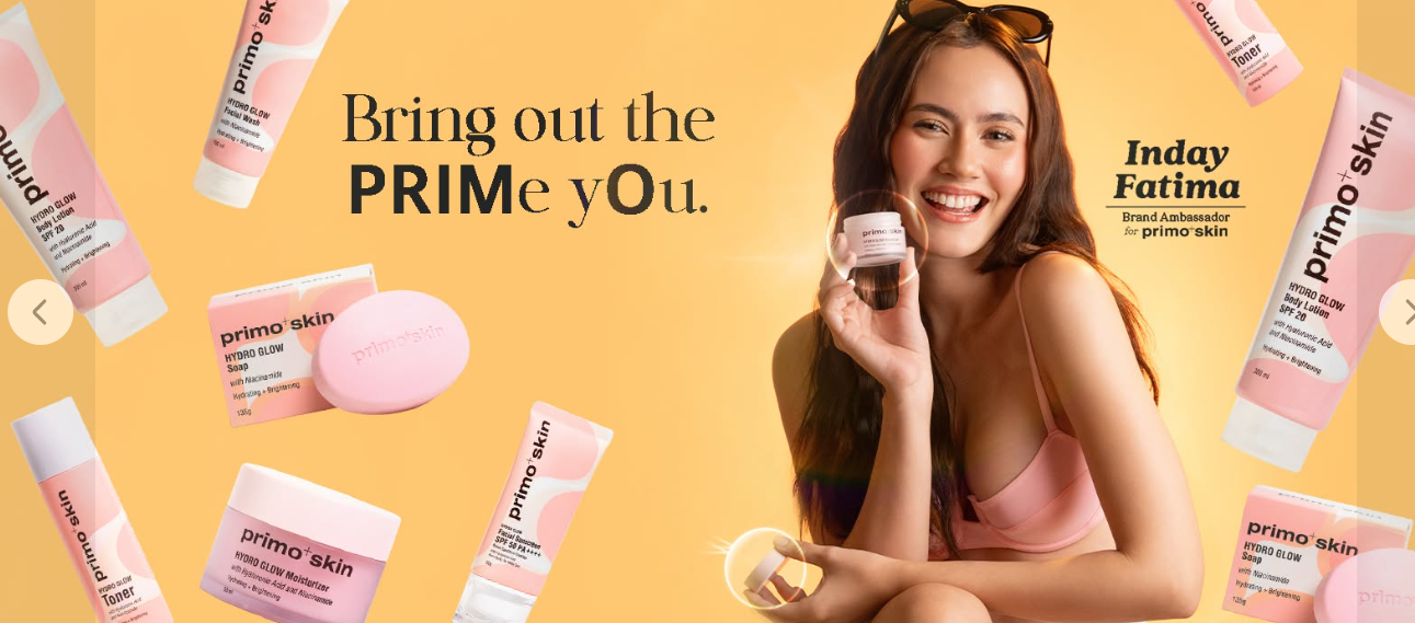 Bring out the prime you — Primo+Skin campaign